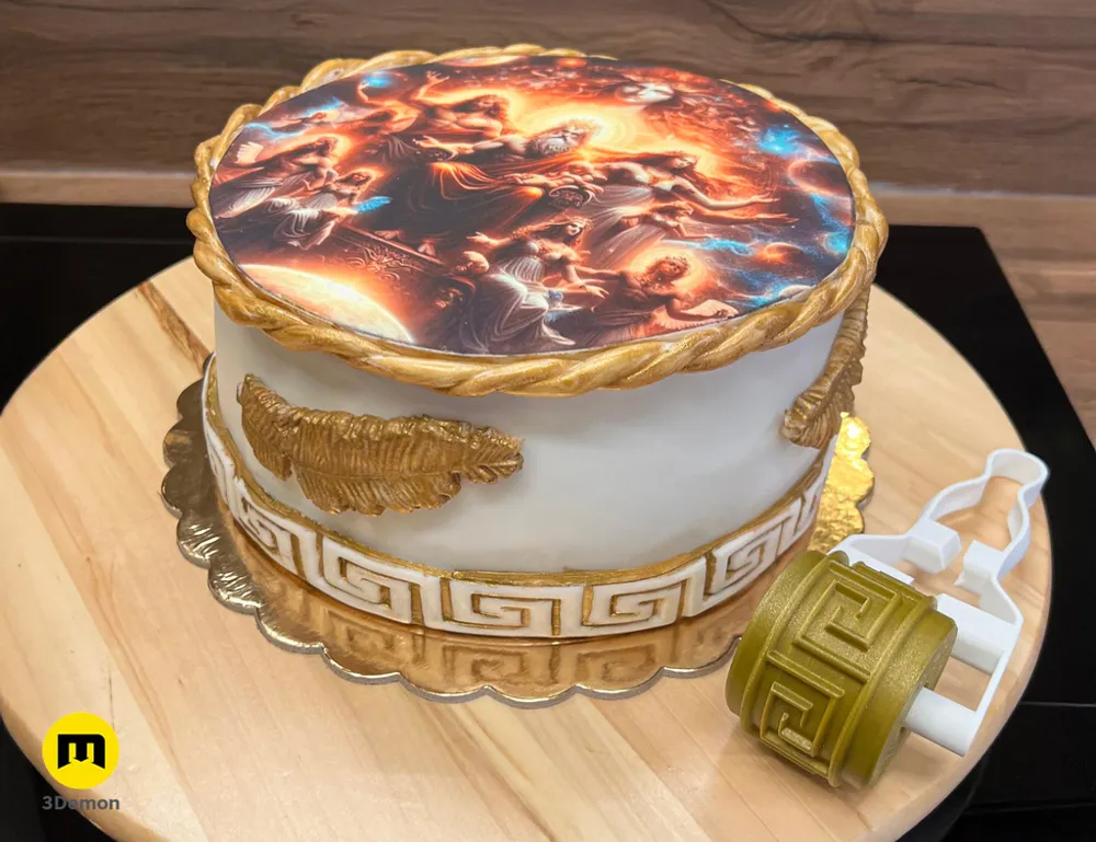 Texture Rollers – Greek Patterns #16 - Free 3D Print Model - MakerWorld