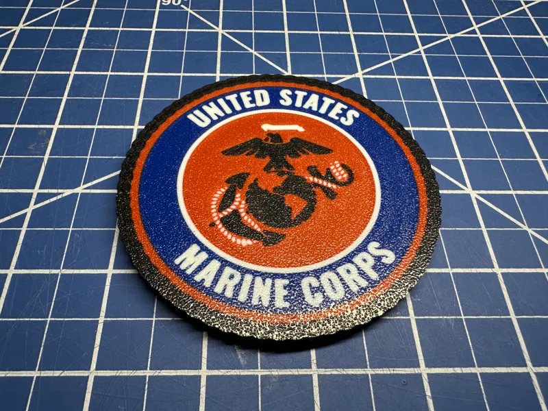 USMC Coaster + 3 Caddy Size Options
