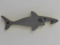 Porte-clés décapsuleur requin — photo 1