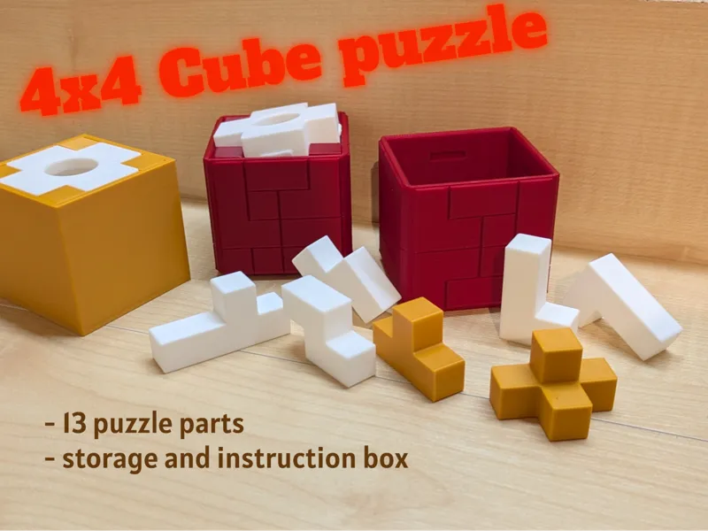 Cube Puzzle ( 4 x4) 14parts