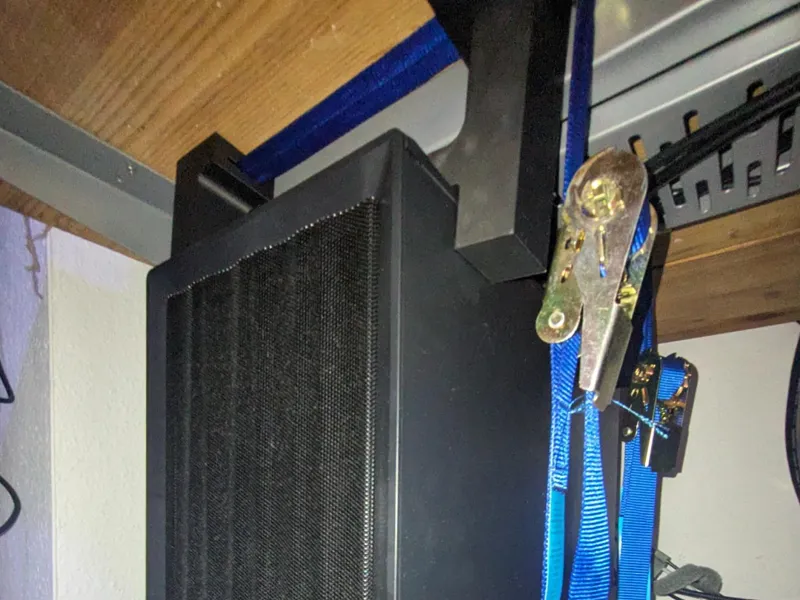 DIY Below-Desk PC Holder
