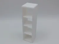 Étagère Ikea Kallax 1x4 miniature — échelle 1/24 — photo 2