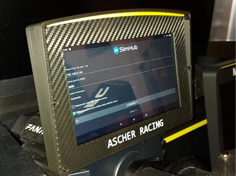 Simracing Dashboard Amazon Fire Tablet