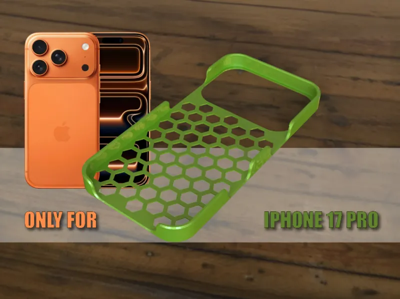 iPhone 17 Pro - Cover Hexagon Design