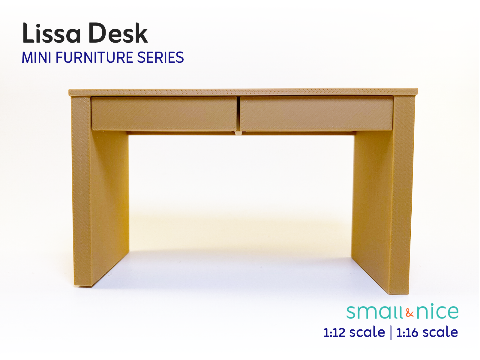 Lissa Desk - Mini Furniture