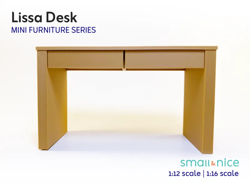 Lissa Desk - Mini Furniture