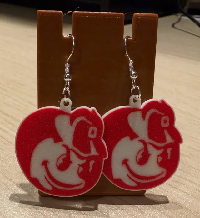 OSU Brutus Head Earring Ohio State University