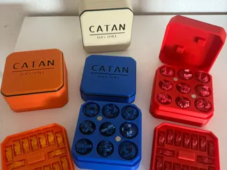 Catan Spiel Figuren Box (Plastik Version)