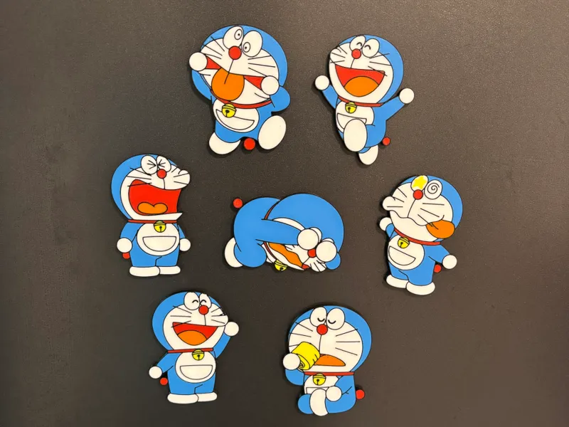 6色Six Colour哆啦A梦Doraemon冰箱贴（需要AMS*2）