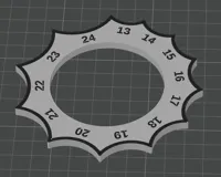 13-24mm, embossed: 0.2mm layer, 2 walls, 15% infill
