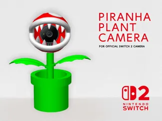 Piranha Plant Shell for Nintendo Switch 2 Camera