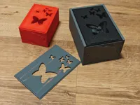 Boîte papillons à couvercle coulissant — photo 6