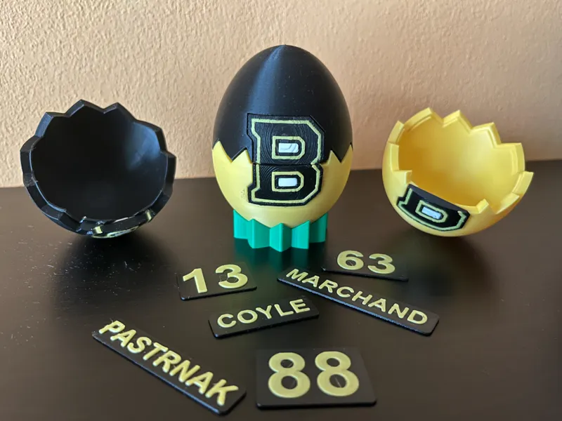Easter egg with BOSTON players