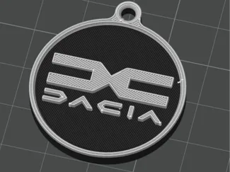 Portachiavi Dacia Medaglia