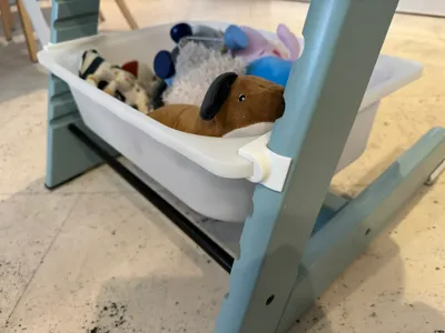 Tripp Trapp Stokke + IKEA Trofast adapter (slim)