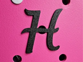 Bogg Bag Fancy Letter H Charm