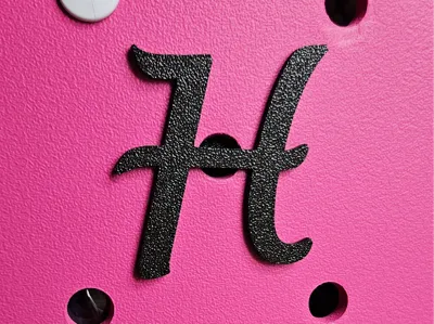 Bogg Bag Fancy Letter H Charm