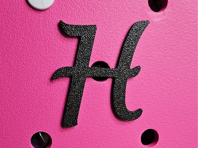 Bogg Bag Fancy Letter H Charm