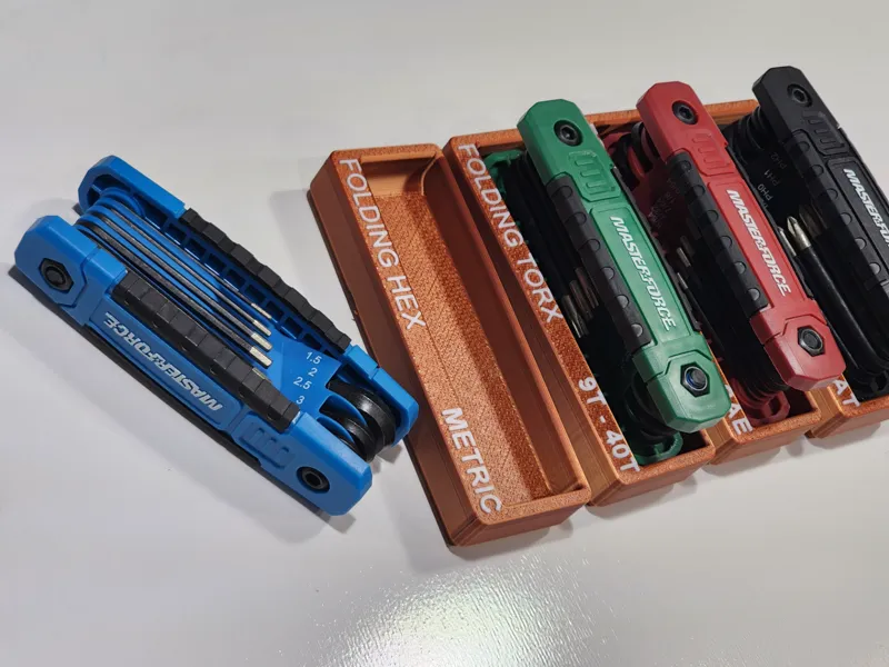 Folding Key Sets Gridfinity Trays