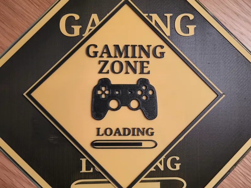 Gaming Zone Sign