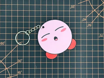 Sleeping Kirby Keychain