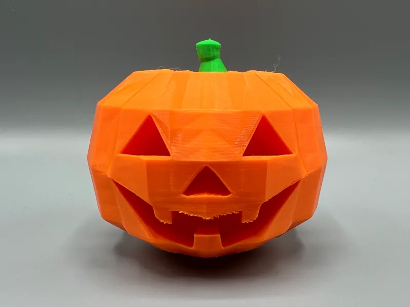 Low Poly Halloween Pumpkin
