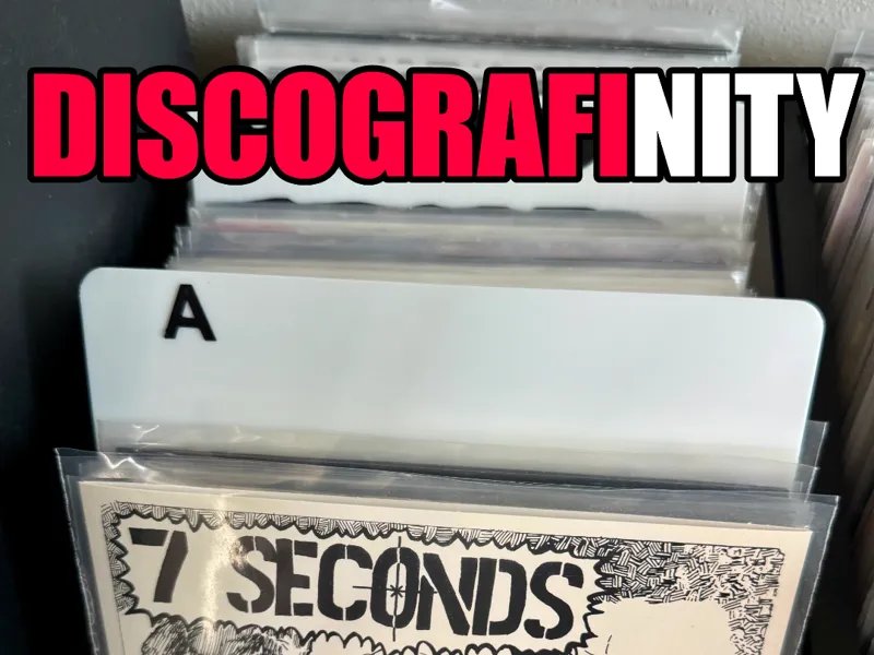 DISCOGRAFInity 7in 45 single Vinyl Record Dividers