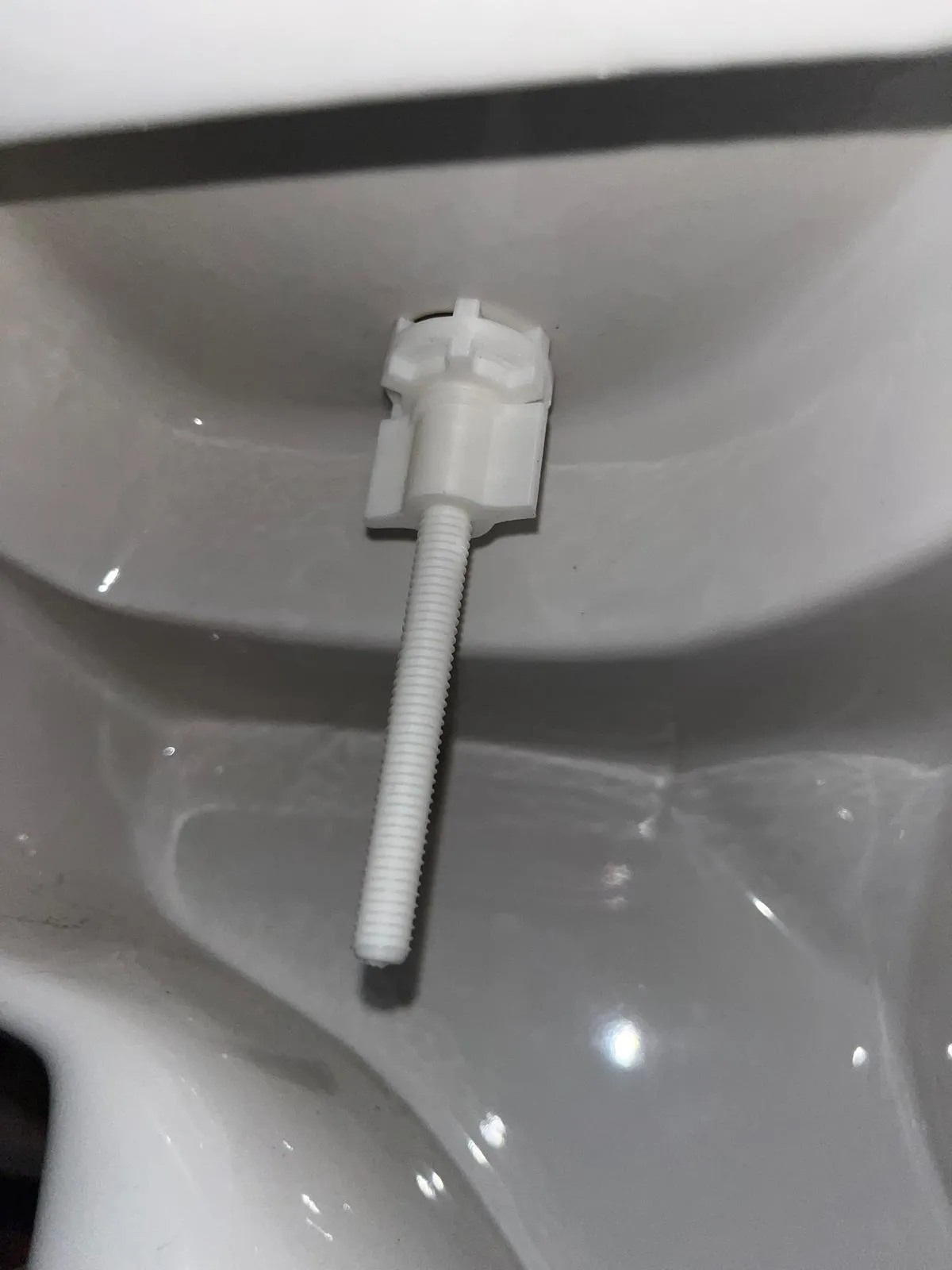 Toilet seat fixings view 3