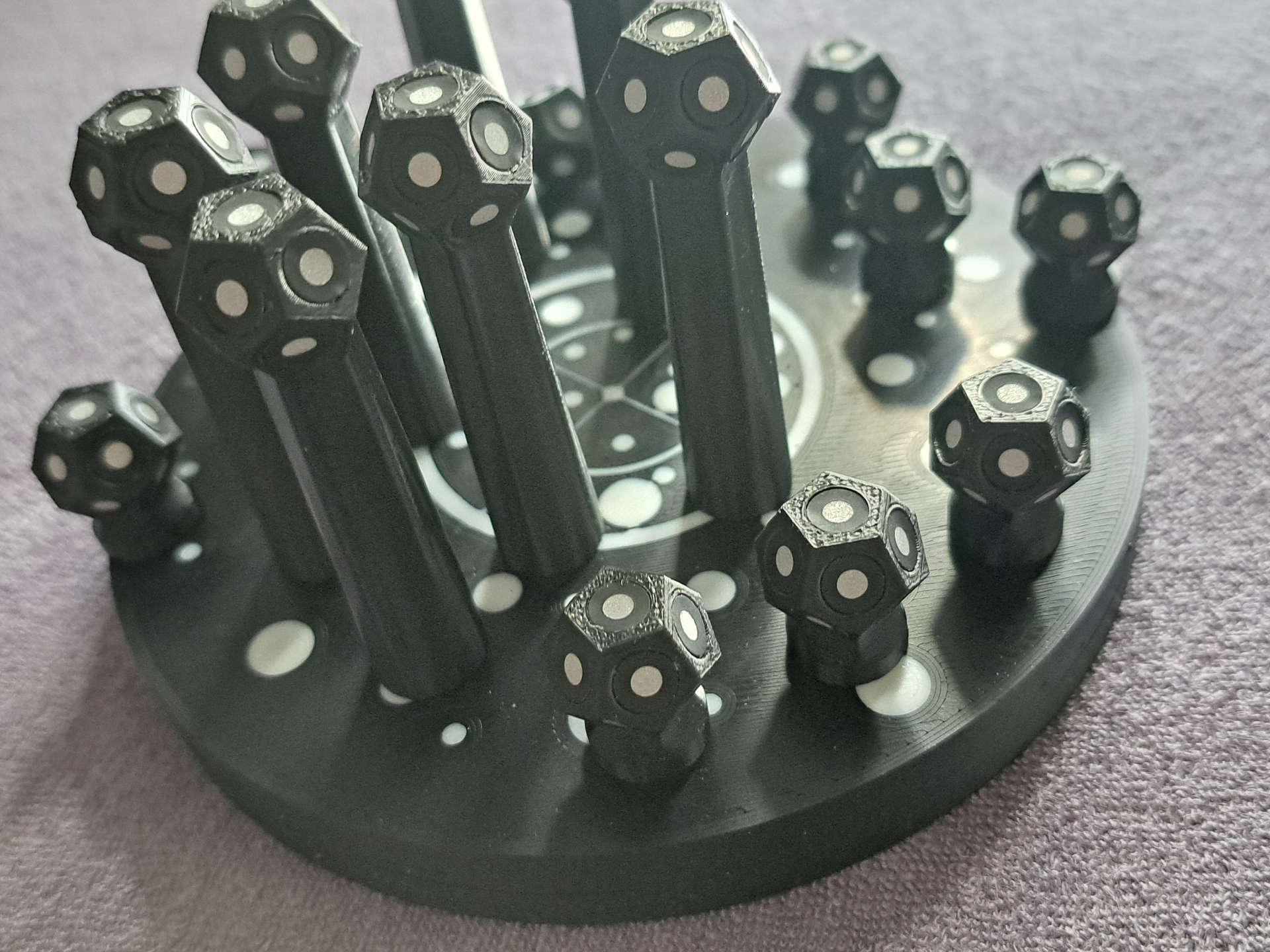 3D Scanhilfe Dodecahedron für 6mm Scanpunkteaufkl.