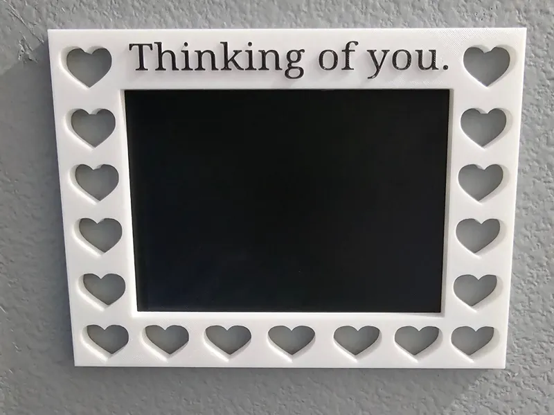 Thinking of you!  5" x 7" Photo frame 