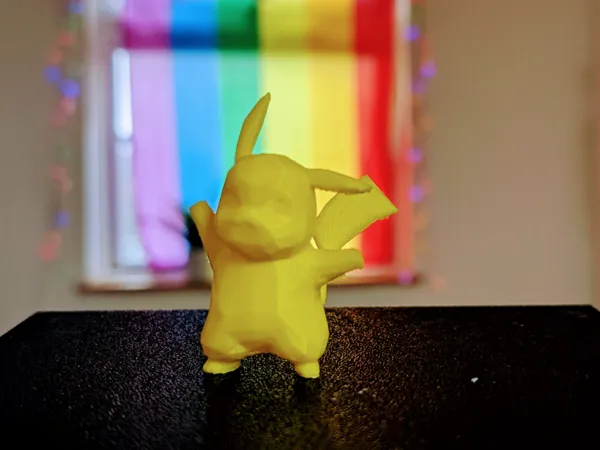 Pikachu low poly
