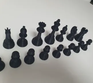 Chess Pieces Staunton profile-FIDE rec. height