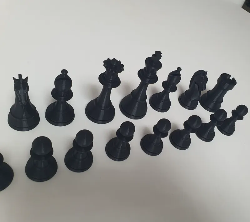 Chess Pieces Staunton profile-FIDE rec. height