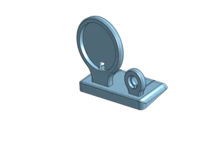 Nightstand for iPhone* and watch chargers