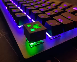 Minecraft Keycap: Creeper