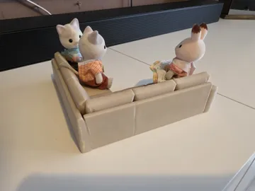 Figura decorativa: 1:12 Miniature Corner Sofa for Dollhouse — vista de referencia 4
