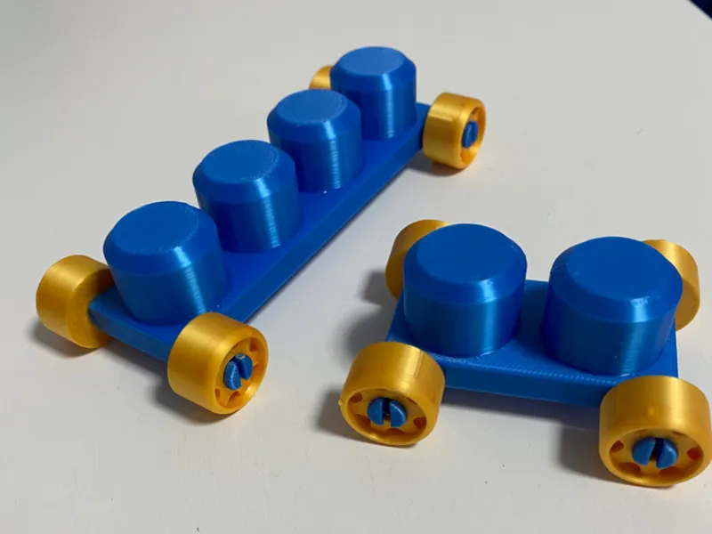 Mega Bloks 4x1 and 2x1 car