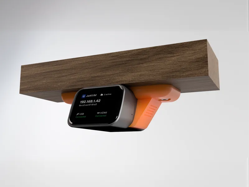 JetKVM Under Desk Mount