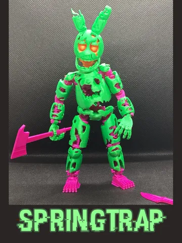 Figura decorativa: SPRINGTRAP articulated figure #EndoEdition — vista de referencia 2