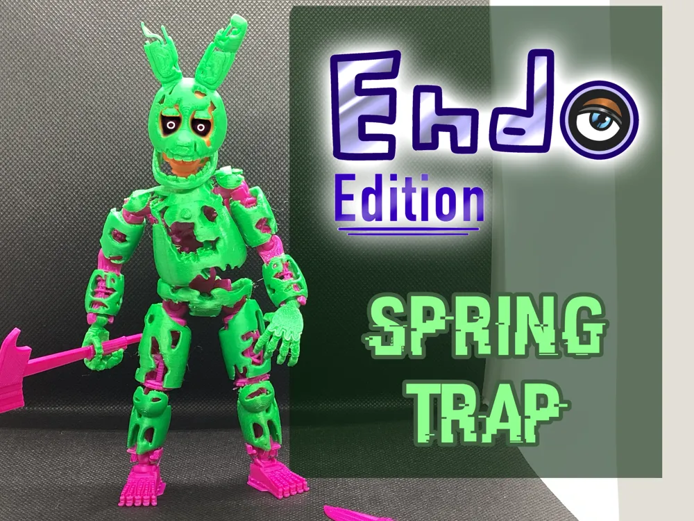 Figura decorativa: SPRINGTRAP articulated figure #EndoEdition. Referencia del modelo original.