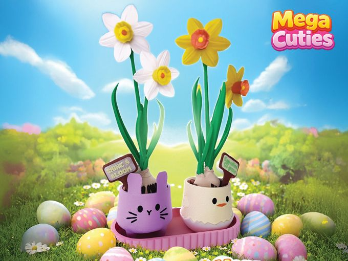 MegaCuties Cute Easter Daffodils and Planters