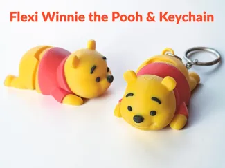 Flexi Winnie the Pooh & Keychain