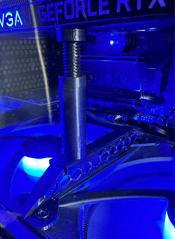 Support anti-affaissement GPU pour ventilateur NZXT H6