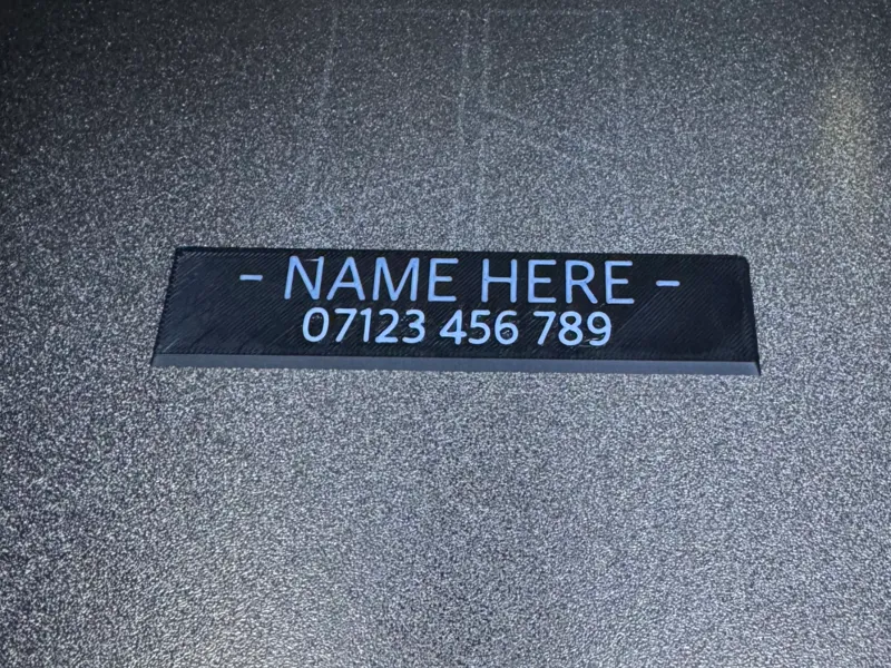 Peli 1510 Name Tag