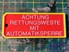 Life Vest Notice Sign