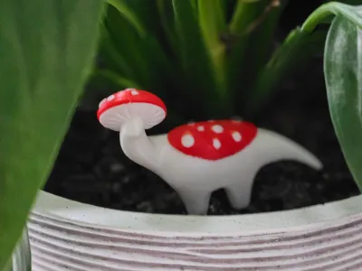 Mini Mushroom Dinosaurs