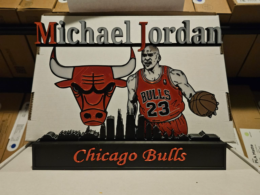 NBA - Chicago Bulls Michael Jordan Display