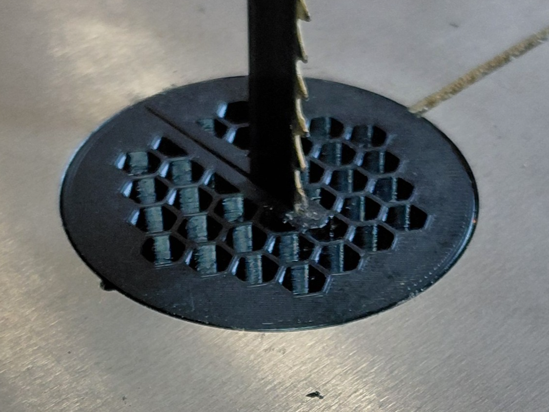 Zero Clearance Band Saw Insert (adjustable vented)