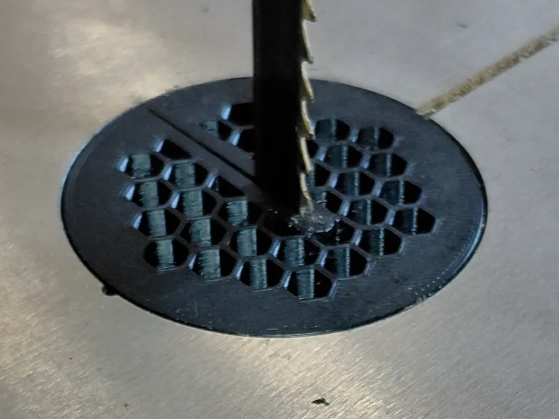 Zero Clearance Band Saw Insert (adjustable vented)