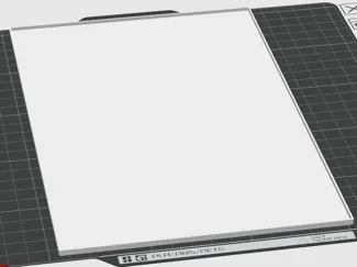 TPU Window Tray  with corners  151 x 250 x 0.8 mm